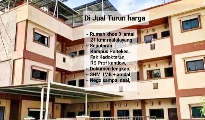 Edisi Turun Harga Rumah Khost 21 Kamar Area Kampus & Pertokoan Edisi Turun Harga Rumah Khost 21 Kamar Area Kampus & Pertokoan