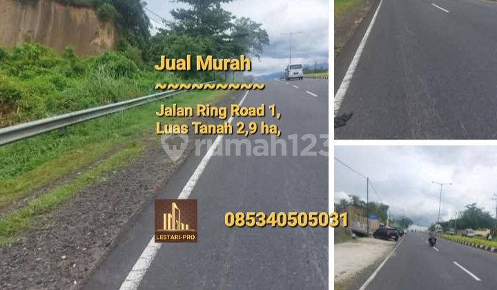 Land on Ring Road 1, Area 2.9 Ha, Main Access Near Toll Road