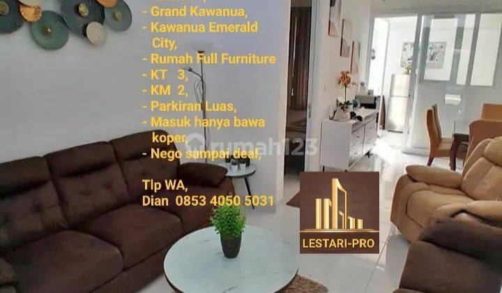 Disewakan Murah, Rumah Full Furniture, Grand Kawanua, Masuk Hanta Bawa Koper 1