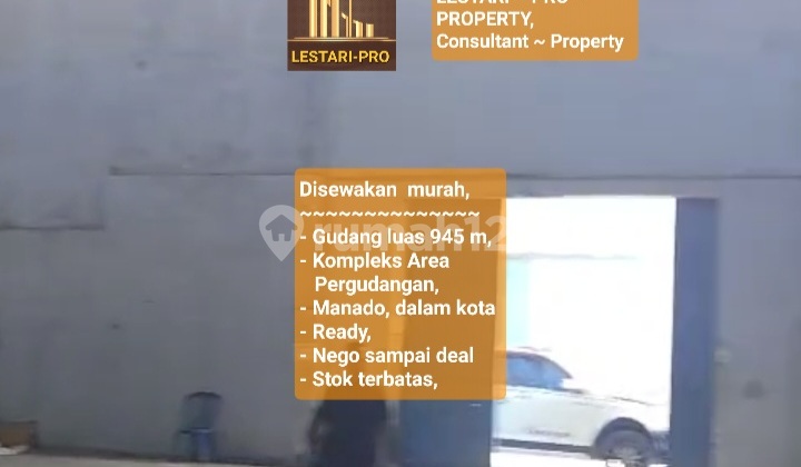 For Rent Cheap Large Warehouse Strategic Location in the City Warehouse Area Limited Stock Negotiate Must Deal For Rent Cheap Large Warehouse Strategic Location in the City Warehouse Area Limited Stock Negotiate Must Deal
