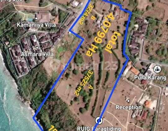 Tanah Pinggir Tebing Los Pantai Nusa Dua Sawangan Tanah Pinggir Tebing Los Pantai Nusa Dua Sawangan