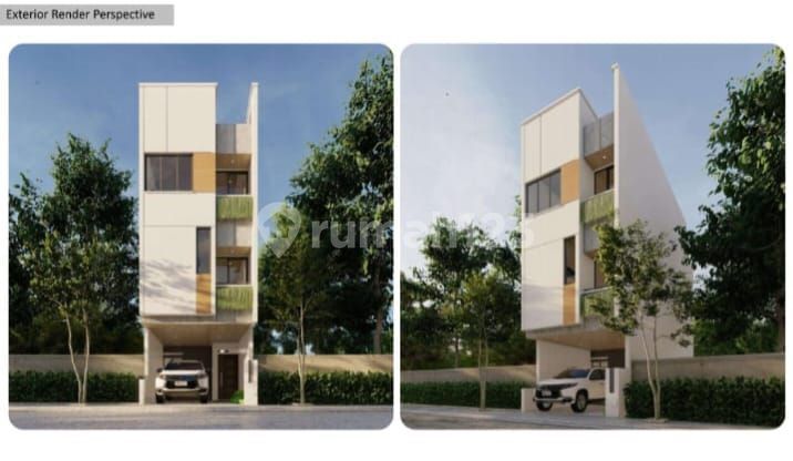 RUMAH BARU 3 LANTAI + ROOFTOP