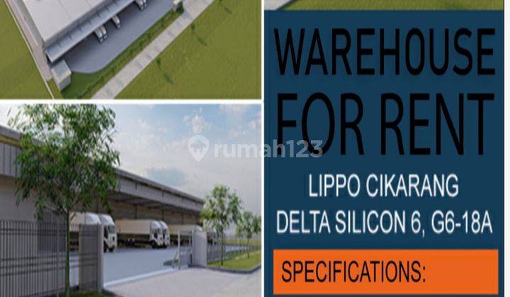 Disewakan Gudang Pabrik IMB Industri di Delta Silicon LippoCikrng