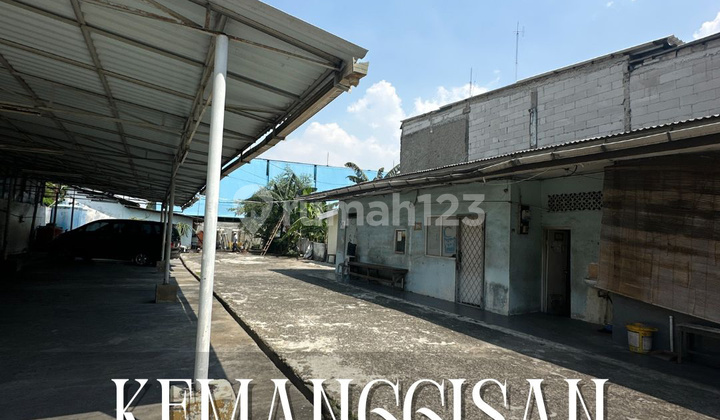 For Rent, 611M2 Spacious Land in a Very Strategic Location in Kemanggisan, with SHM (Certificate of Ownership).