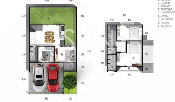 Dijual Rumah Premium 2 Lantai Jakal Km 12 Tingal Townhouse 2