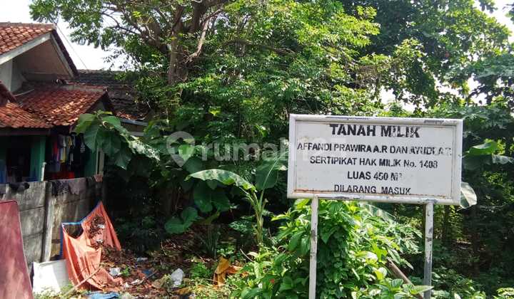 Lahan Tanah Kosong Berpagar 450m² Jual Cepat