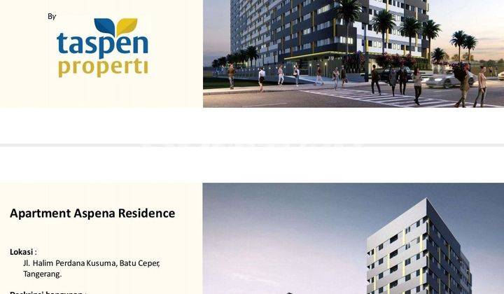 Apartement Type STUDIO-A, Aspena Residences, Kec. Batu Ceper, Kota Tangerang. 2