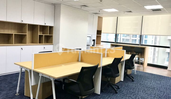 District 8 Office SCBD 141m² Treasury Tower Furnished For Rent