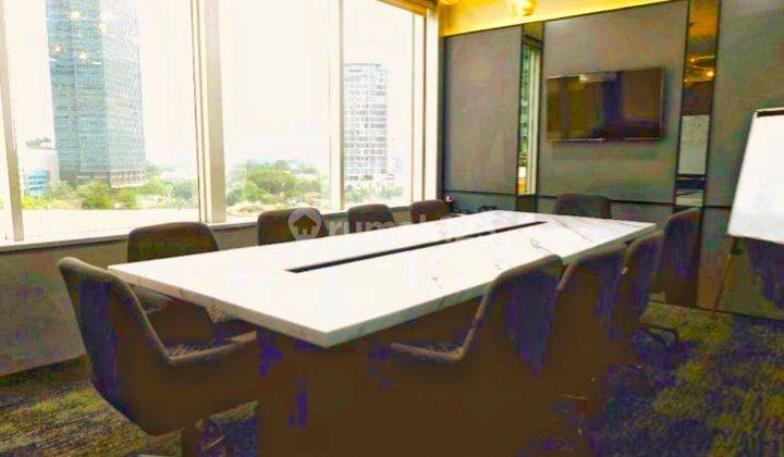 Office Space Menara Sudirman Bagus Semi Furnished  2