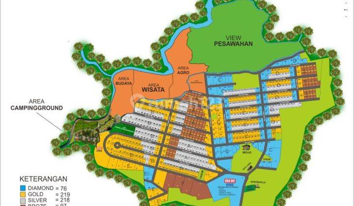 Dijual tanah kavling strategis dan siap bangun  2