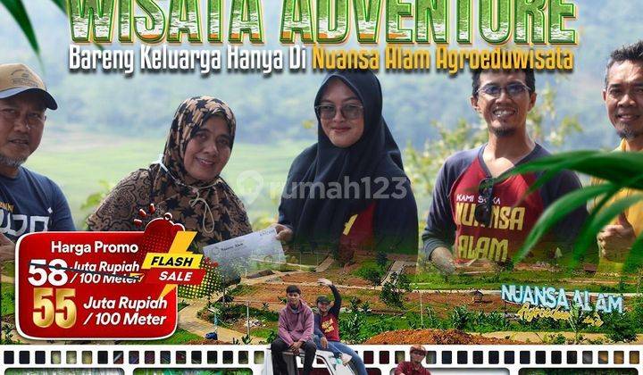 Dijual tanah kavling wisata murah view pemandangan alam 1