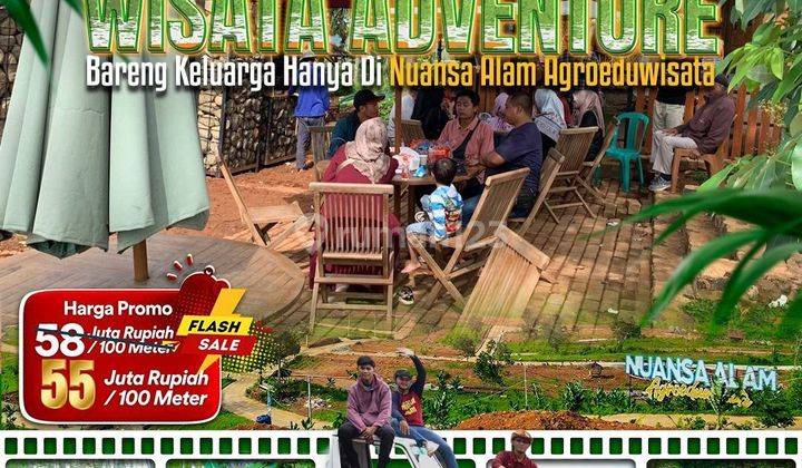 Di jual Tanah murah kavling Nuansa alam Agroeduwisata hanya 39 juta  1