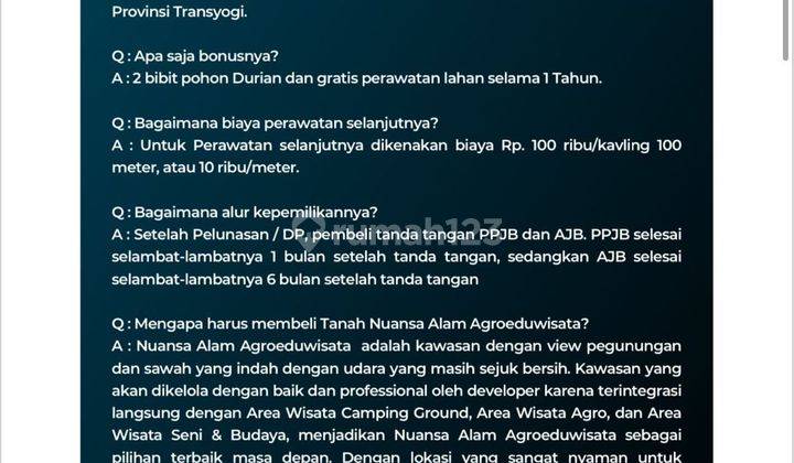 Dijual tanah kavling wisata murah hanya 39 juta dekat Jakarta  2