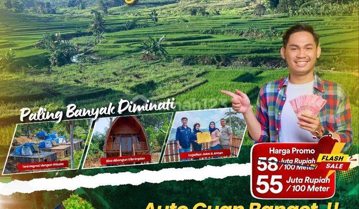 Dijual tanah kavling wisata murah view pemandangan alam  1