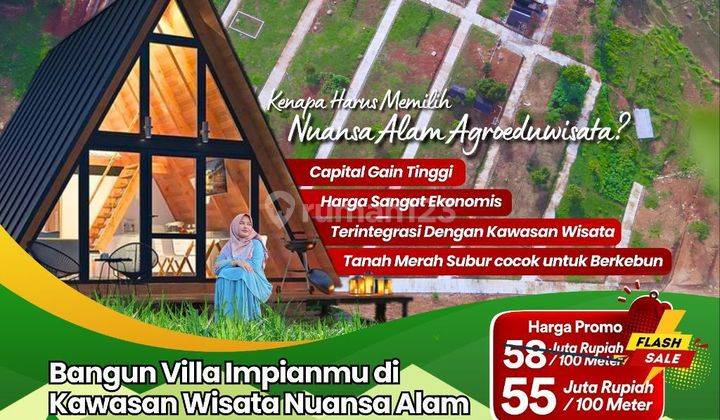 Dijual Tanah 100 m² mulai dari 39 juta siap bangun  1