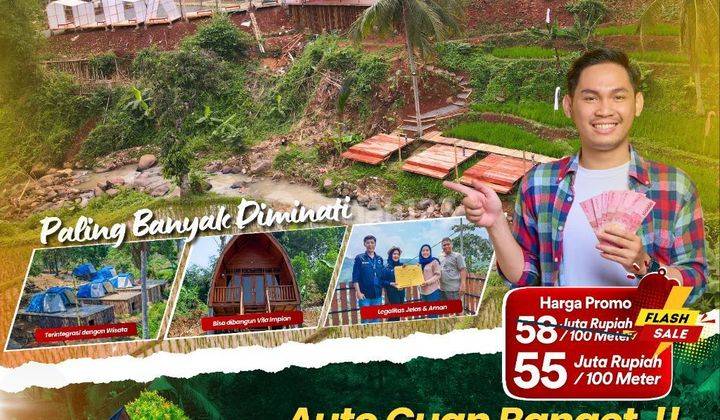 Dijual tanah kavling wisata murah view pemandangan alam  1