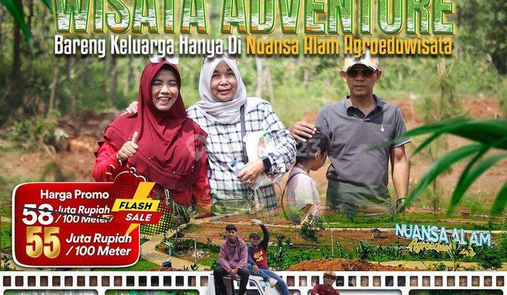 Dijual tanah kavling wisata murah view pemandangan alam dekat jakarta  1