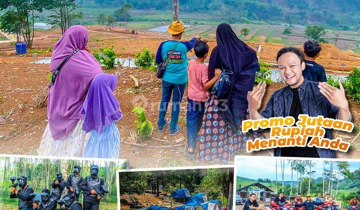 Dijual Tanah kavling wisata murah view pemandangan alam hanya 390 ribu per meter  1