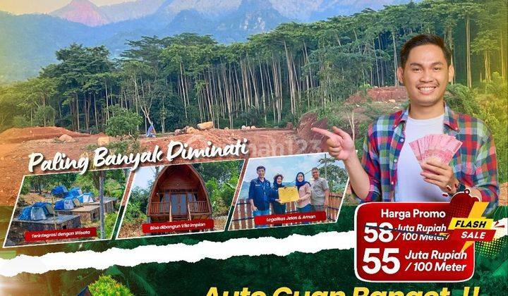 Dijual Tanah kavling wisata murah view pemandangan alam  1