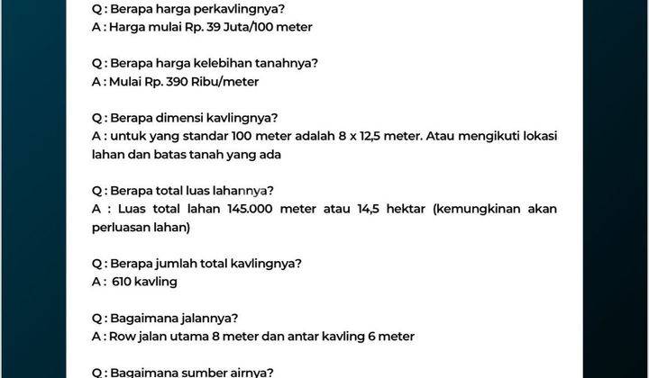 Dijual Tanah siap bangun hanya 39 juta dekat dengan jakarta  2