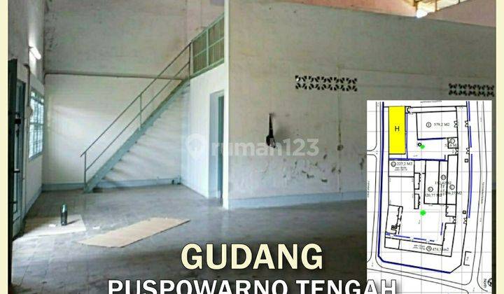 Gudang Siap Pakai di Puspowarno Cocok Untuk Usaha 2