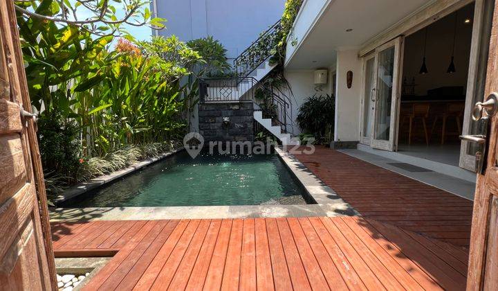 Beautiful fully furnished 3 bedroom villa in Tumbak Bayuh, Pererenan in a quite Gang with rooftop terrace 1