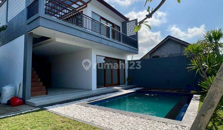 New Unfurnished 2 Bedroom Villa In Seseh Over Two Storeys With Endless Rice Field Views From The Terrace Just 4 Minutes To The Beach 1