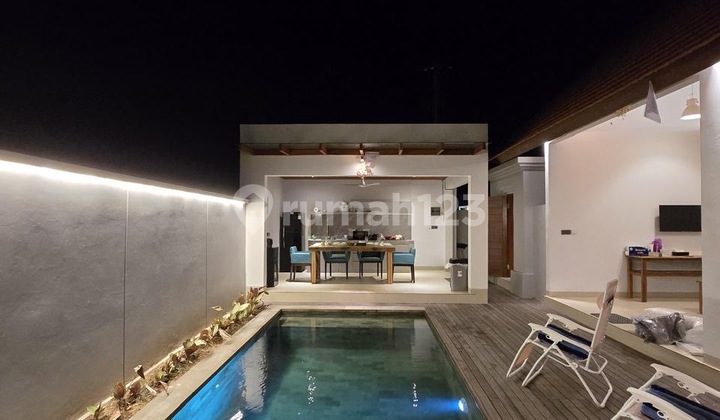 Fully furnished 2 bedroom villa in Cemagi for long-term rent