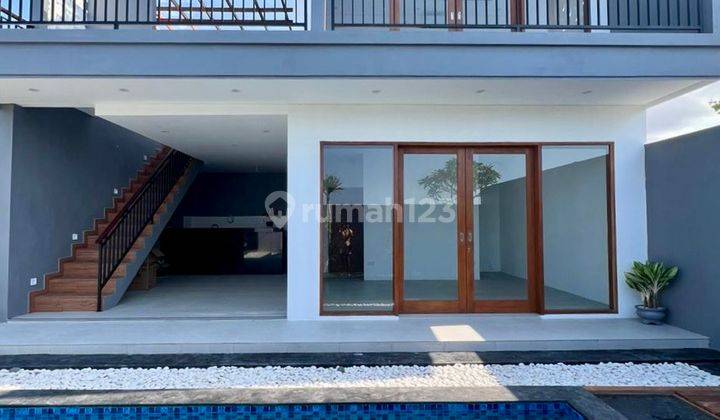 New Unfurnished 2 Bedroom Villa In Seseh Over Two Storeys With Endless Rice Field Views From The Terrace Just 4 Minutes To The Beach 2