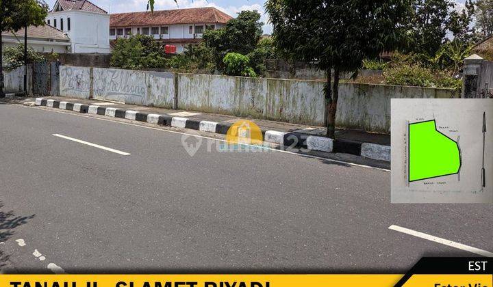 Dijual tanah di Jl. Slamet Riyadi Ungaran, view gunung 1