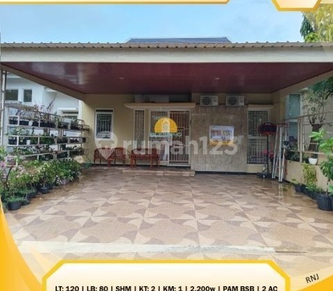 Rumah Cluster Bagus Siap Huni di Forest Hill Ctraland BSB 1