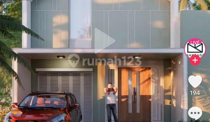 Rumah Baru , Minimalis Modern,sudah Shm, Rumah 1&2 Lantai Selangkah Ke The Park Moll 2
