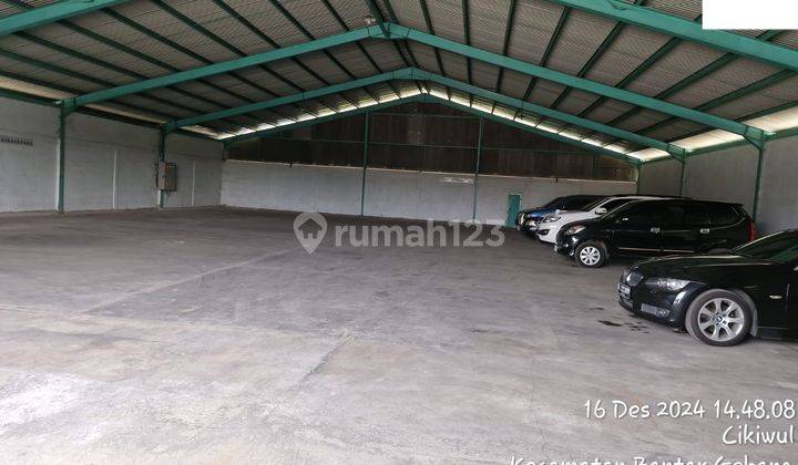 Sewa Gudang Bantar Gebangluas Tanah 5000 M²ada Dua Bangunanluas Bangunan 600 M² Dan Luas 1200 M²total Luas Bangunan 1800 M², Container 40ft 1