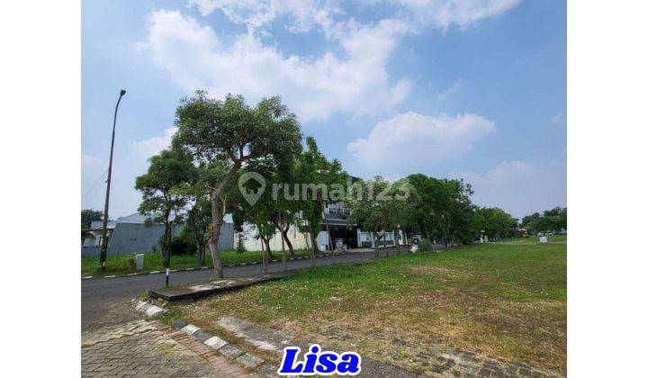 KAVLING TERLARIS TIPE HOEK JALAN UTAMA SERTIFIKAT SUDAH SHM KARANG MULYA 1