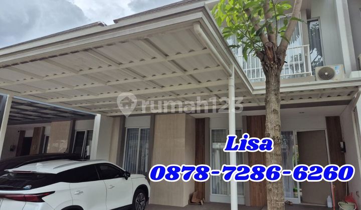 DISEWA - Rumah 2 Lantai Cluster Nara, Gading Serpong - Sudah Berpenghuni & Lingkungan Asri