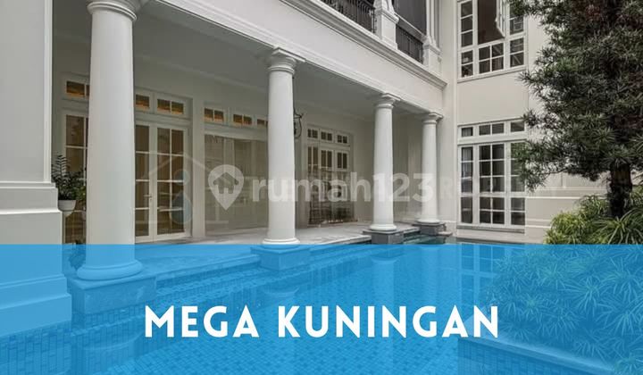 Rumah Private Pool 3 Lantai Mega Kuningan Komplek Elit One Gate Desain Modern