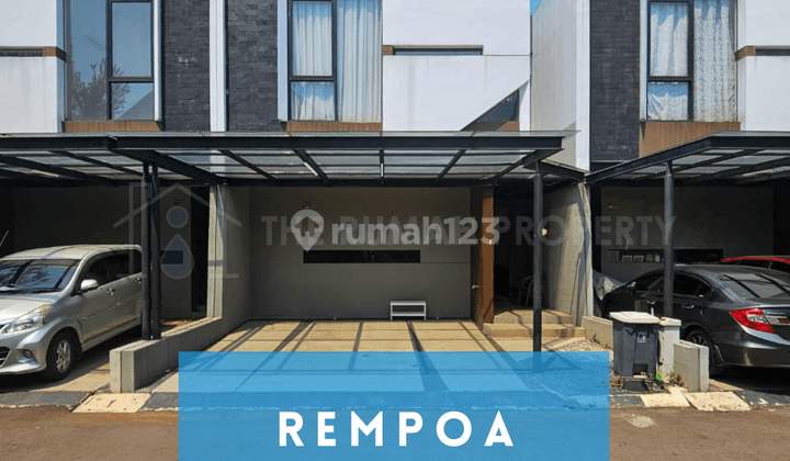 Rumah Modern Tropis Dalam Cluster Rempoa One Gate System 1