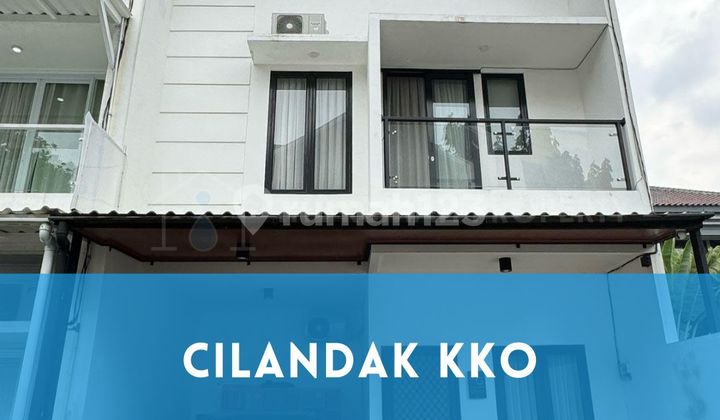 Rumah 3 Lantai Full Funrished Cilandak KKO Jaksel Harga Murah