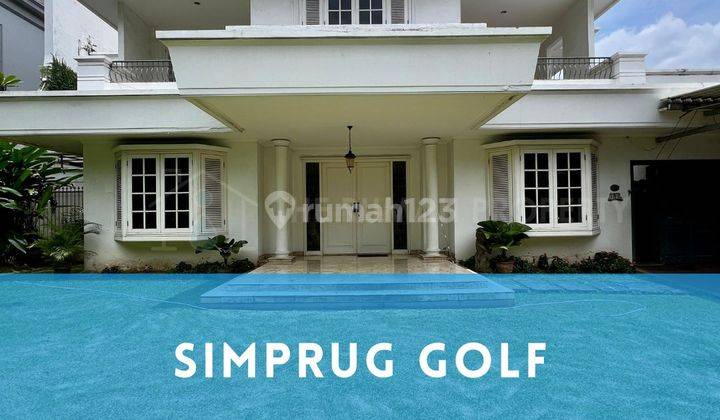 Turun Harga Rumah Presitisius Perumahan Simprug Golf Jakarta. 1