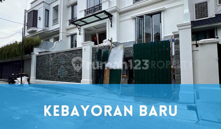 Rumah Baru 3 Lantai Dijual di Panglima Polim Kebayoran Baru Jakarta Selatan