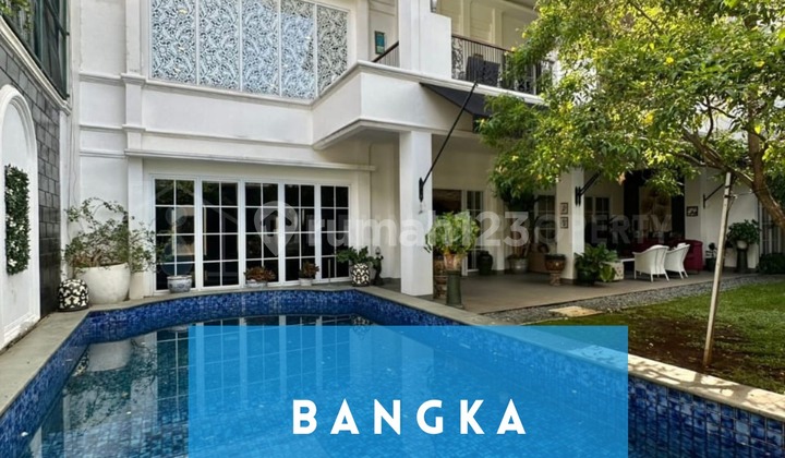 Rumah Mewah Fully Furnished Kemang Bangka Dalam Cluster Ada Pool Rumah Mewah Fully Furnished Kemang Bangka Dalam Cluster Ada Pool