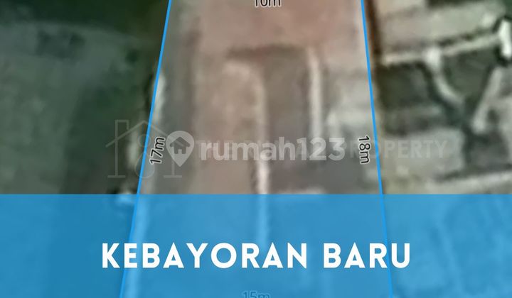 House Land Calculation Kebayoran Baru South Jakarta in Front of Park Near to Blok M and Gancit