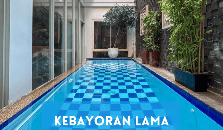 Rumah Bagus Private Pool Dalam Komplek Kebayoran Lama Jaksel 1