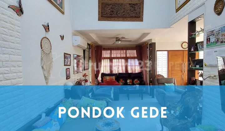 Rumah Bagus 2 Lantai Dalam Komplek Ada Halaman Pondok Gede. Rumah Bagus 2 Lantai Dalam Komplek Ada Halaman Pondok Gede.