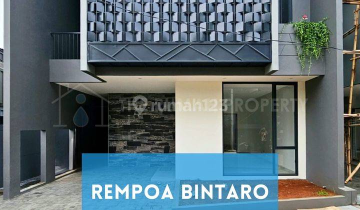 Rumah Baru Etnik Dan Modern Rempoa Ciputat Bintaro Area 1