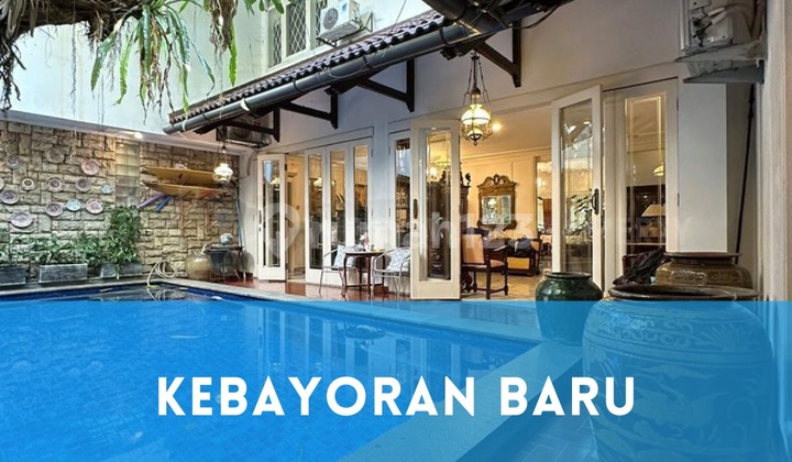 House for Sale, Private Pool, Hang Tuah, Kebayoran Baru, South Jakarta