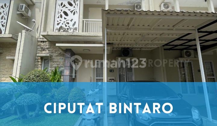 Rumah Modern Minimalis Dalam Cluster Dekat Stasiun Jurangmangu