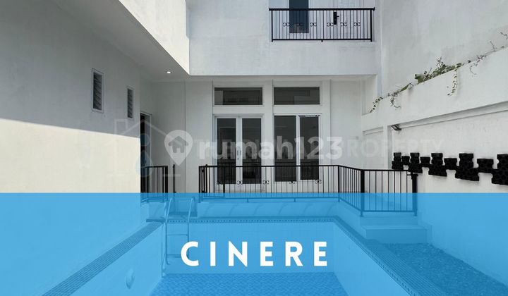 Rumah Baru Dijual Private Pool Cinere Pinggir Jalan Utama Jalan Lebar