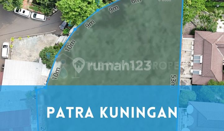 Tanah Dijual Patra Kuningan Pinggir Jalan Akses Jalan Lebar