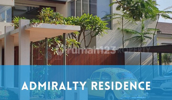 Rumah 3 Lantai Tanah 600 Meter Admiralty Residence Fatmawati Jaksel.